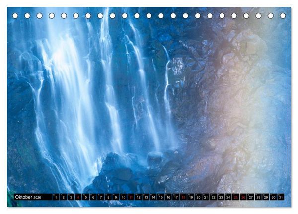 Produktbild: Victoria Wasserf&auml;lle, Mosi-oa-Tunya der "Donnernde Rauch" (Tischkalender 2026 DIN A5 quer), CALVENDO Monatskalender