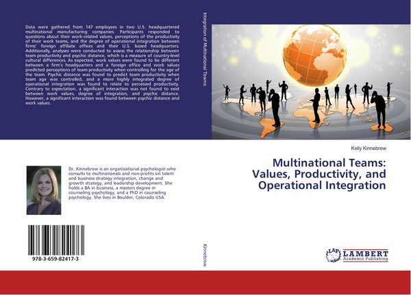 Produktbild: Multinational Teams: Values, Productivity, and Operational Integration