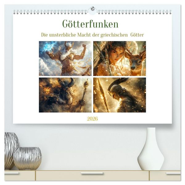 Produktbild: G&ouml;tterfunken (hochwertiger Premium Wandkalender 2026 DIN A2 quer), Kunstdruck in Hochglanz