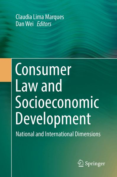 Produktbild: Consumer Law and Socioeconomic Development