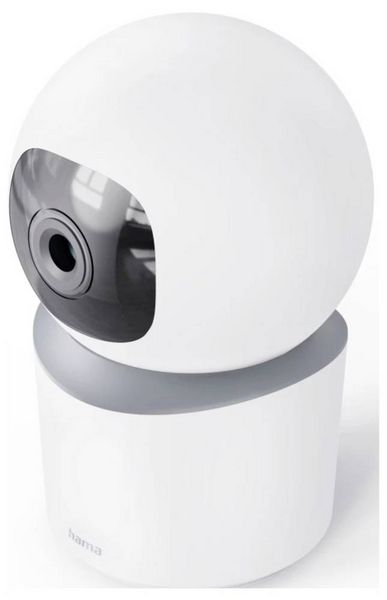 Produktbild: Hama Smarte &Uuml;berwachungskamera, WLAN, innen, Aufzeichnung, schwenkbar, Full-HD 00176652 Kabellos IP &Uuml;berwachungskamera