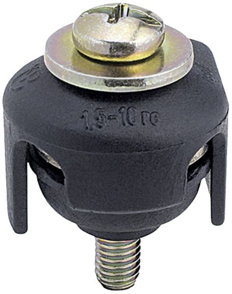 Produktbild: HellermannTyton 435-01559 Tap Connector 1510-ST-BK Abzweigklemme flexibel: - starr: 1.5-10 mm&sup2; 1 St. Schwarz