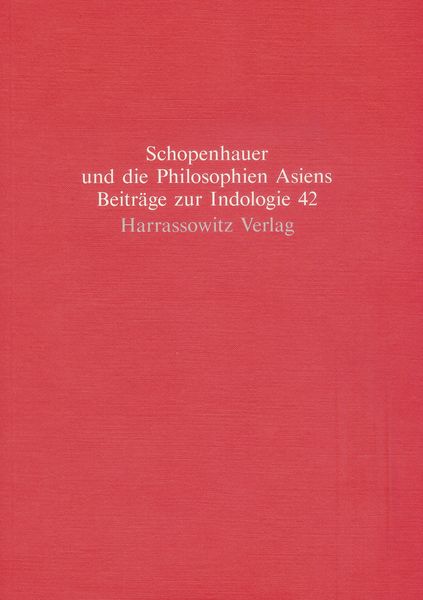 Produktbild: Schopenhauer und die Philosophien Asiens