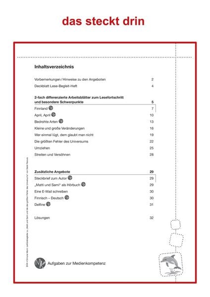Produktbild: Lekt&uuml;rebegleiter &ndash; kompakt und differenziert: Matti und Sami und die drei gr&ouml;&szlig;ten Fehler des Universums