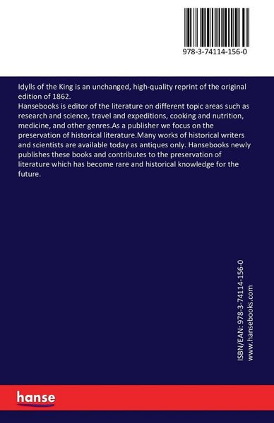 Produktbild: Idylls of the King