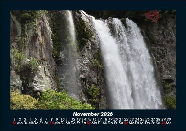 Produktbild: Wasserf&auml;lle 2026 Fotokalender DIN A5