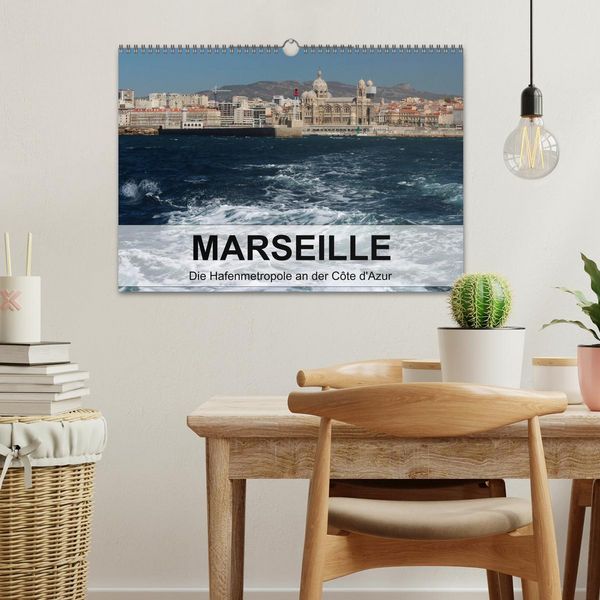 Produktbild: MARSEILLE - Die Hafenmetropole an der C&ocirc;te d'Azur (Wandkalender 2026 DIN A3 quer), CALVENDO Monatskalender