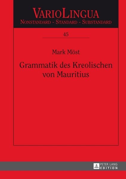 Produktbild: Grammatik des Kreolischen von Mauritius