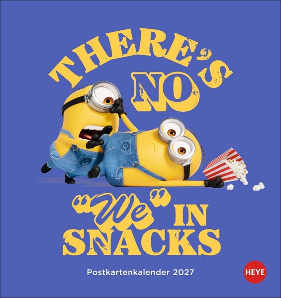 Minions Postkartenkalender 2027, von , Heye, 978-3-7564-2282-1
