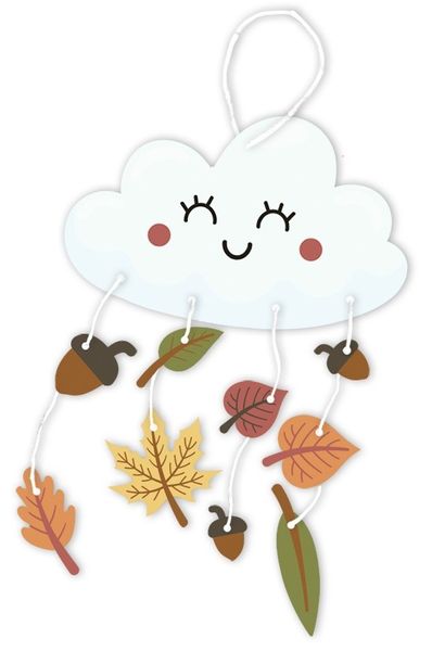 Produktbild: URSUS Kinder-Bastelsets Papier-Bastelset Woodland friends