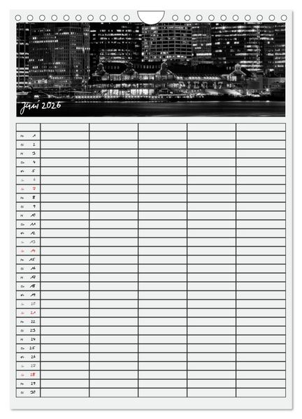 Produktbild: NEW YORK CITY Teamplaner (Wandkalender 2026 DIN A4 hoch), CALVENDO Monatskalender