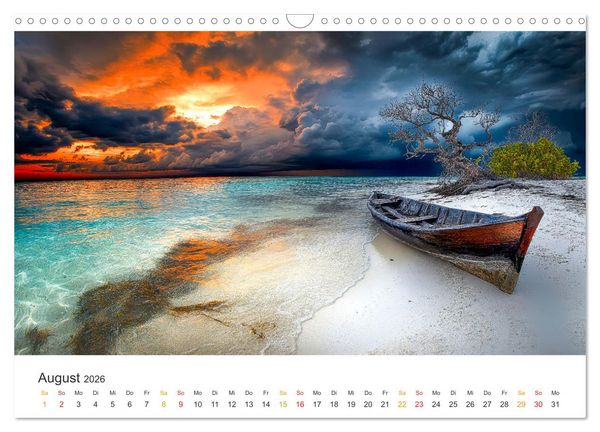 Produktbild: Die Sch&ouml;nheit der Sonne (Wandkalender 2026 DIN A3 quer), CALVENDO Monatskalender