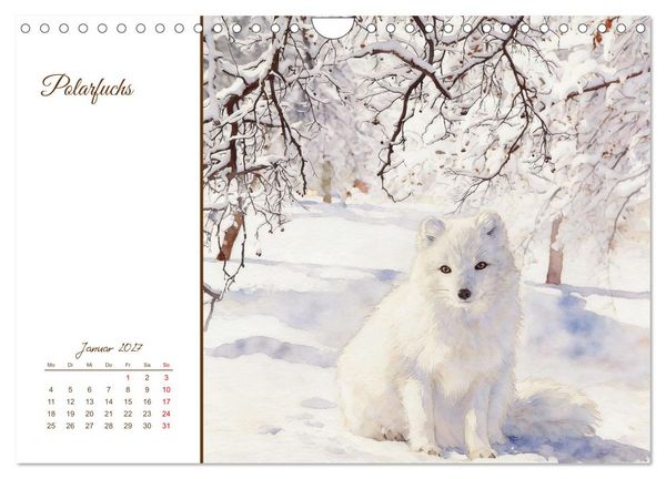 Produktbild: Tiere in Skandinaviens Wildnis (Wandkalender 2027 DIN A4 quer), CALVENDO Monatskalender