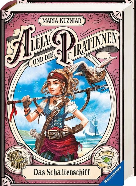 Produktbild: Aleja und die Piratinnen, Band 1: Das Schattenschiff. Ausgezeichnet mit der "Ulmer Unke 2021" als Bestes Kinderbuch ab 10 Jahren!