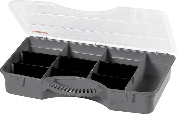 Produktbild: Alutec Sortimentskasten (L x B x H) 360 x 240 x 70mm Anzahl F&auml;cher: 10 Inhalt 1St.