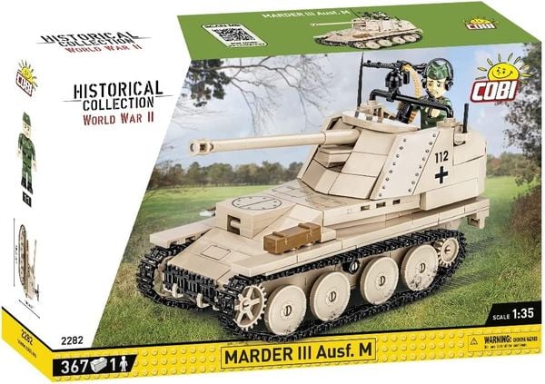 COBI Historical Collection 2282 - Marder III Ausf.M (Sd.Kfz.138), Jagd-Panzer, WWII, Bauset