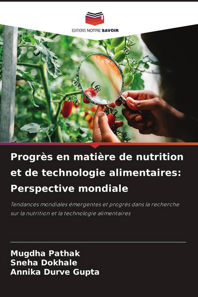 Produktbild: Progr&egrave;s en mati&egrave;re de nutrition et de technologie alimentaires: Perspective mondiale
