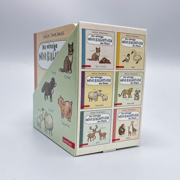 Produktbild: Die winzige Mini-Bibliothek der Tiere (Die Mini-Bibliothek der W&ouml;rter, Bd.)