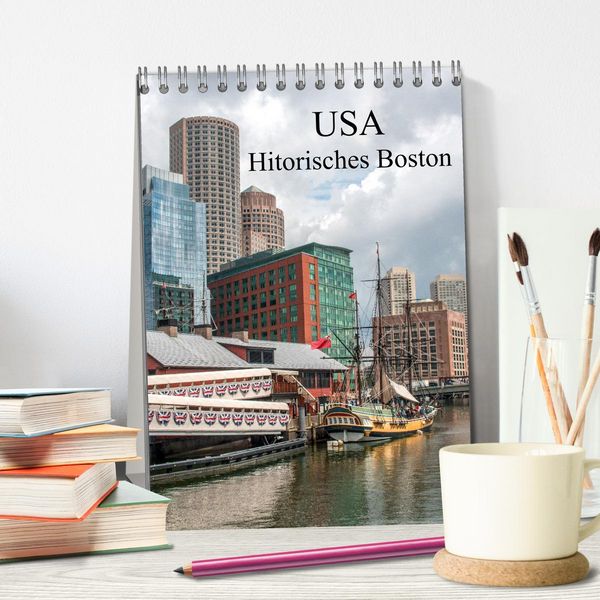 Produktbild: USA - Historisches Boston (Tischkalender 2026 DIN A5 hoch), CALVENDO Monatskalender