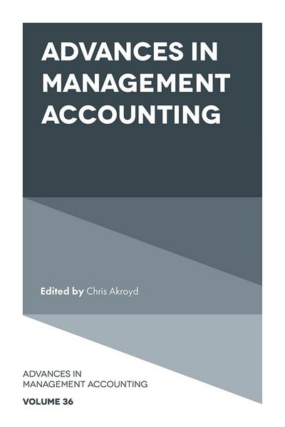 Produktbild: Advances in Management Accounting