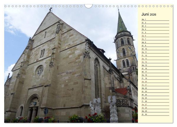 Produktbild: Unterwegs in Schorndorf (Wandkalender 2026 DIN A3 quer), CALVENDO Monatskalender