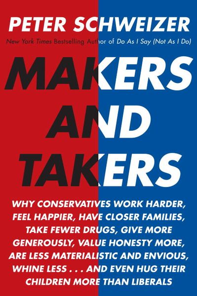 Produktbild: Makers and Takers: Why Conservatives Work Harder, Feel Happier, Have Closer Families, Take Fewer Drugs, Give More Generously, Value Hones