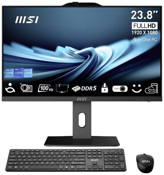 MSI All-in-One PC PRO AP242P 14M-635DE 60.5 cm (23.8 Zoll) Full HD Intel® Core™ i5 i5-14400 8 GB RAM 512 GB SSD Win 11 P