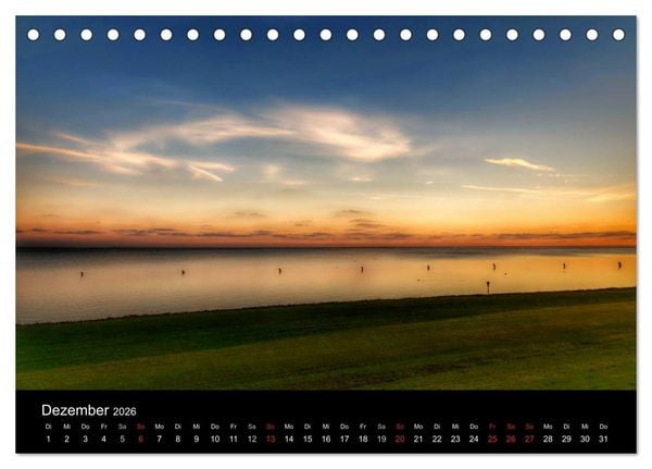 Produktbild: Zeit f&uuml;r... Insel Neuwerk - Kulturlandschaft im Wattenmeer (Tischkalender 2026 DIN A5 quer), CALVENDO Monatskalender