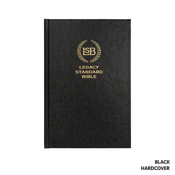 Produktbild: Legacy Standard Bible, Single Column Text Only Edition - Black Hardcover
