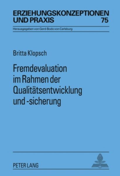 Produktbild: Fremdevaluation im Rahmen der Qualit&auml;tsentwicklung und -sicherung