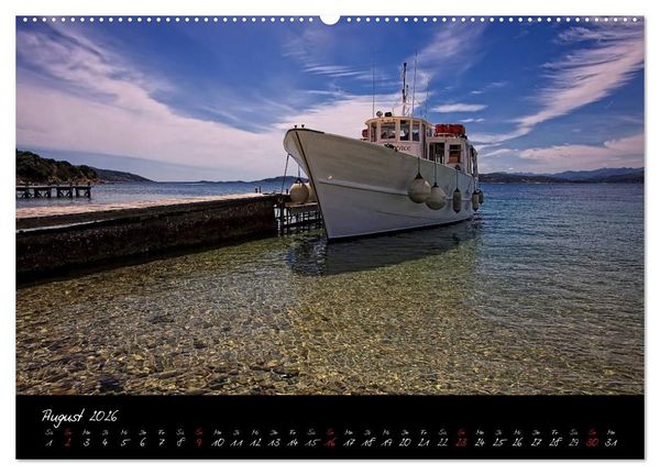 Produktbild: Blaues Sardinien (hochwertiger Premium Wandkalender 2026 DIN A2 quer), Kunstdruck in Hochglanz