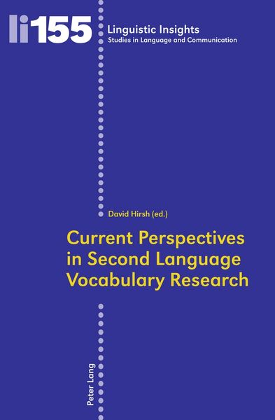 Produktbild: Current Perspectives in Second Language Vocabulary Research