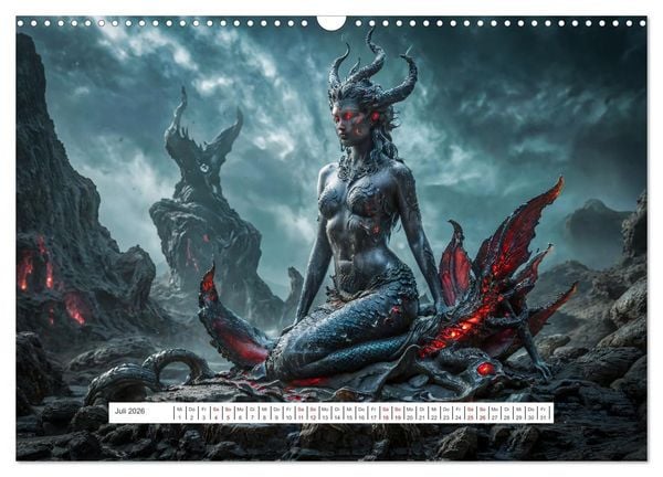 Produktbild: Legenden und Mythen - Legend&auml;re Tiere (Wandkalender 2026 DIN A3 quer), CALVENDO Monatskalender