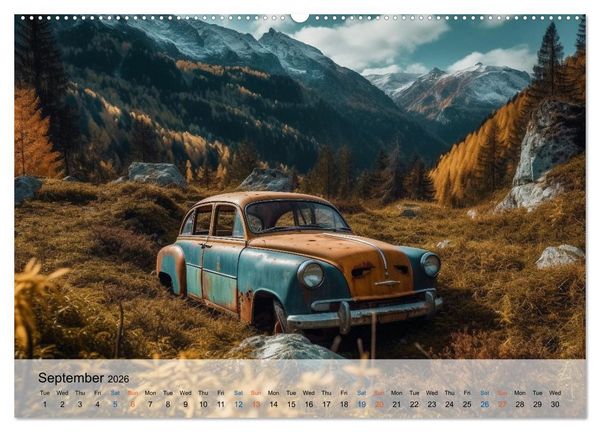 Produktbild: Old machine - nobody's child (Wall Calendar 2026 DIN A2 landscape), CALVENDO 12 Month Wall Calendar