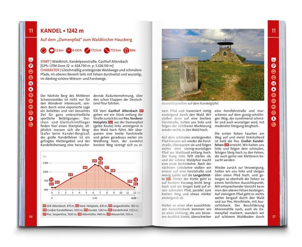 Produktbild: KOMPASS Wanderf&uuml;hrer Schwarzwald S&uuml;d mit Naturpark, Kaiserstuhl und Markgr&auml;flerland, 60 Touren mit Extra-Tourenkarte