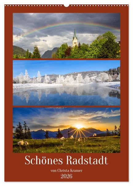 Schönes Radstadt (Wandkalender 2026 DIN A2 hoch), CALVENDO Monatskalender