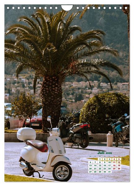 Produktbild: Die Liebe zur Vespa (Wandkalender 2026 DIN A4 hoch), CALVENDO Monatskalender
