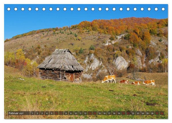 Produktbild: Fundatura Ponorului - Auf dem Via Transilvanica durch die Karpaten (Tischkalender 2027 DIN A5 quer), CALVENDO Monatskalender