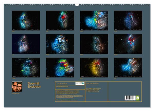 Produktbild: Downhill Explosion (Wandkalender 2026 DIN A2 quer), CALVENDO Monatskalender