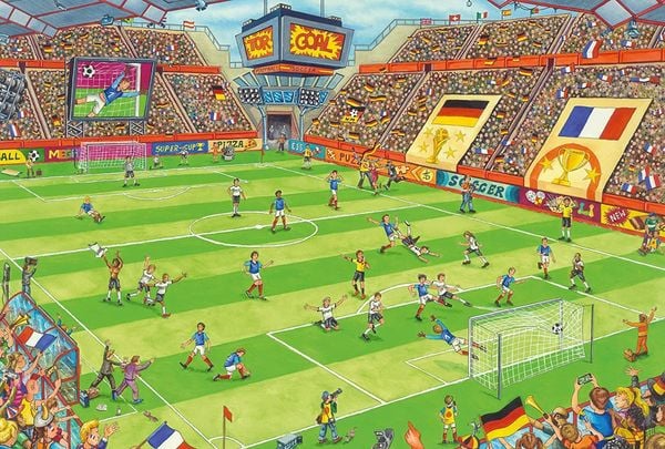 Produktbild: Finale im Fu&szlig;ballstadion (Kinderpuzzle)