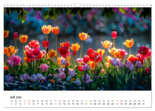 Produktbild: Tulpen - ein Farbenmeer (Wandkalender 2026 DIN A3 quer), CALVENDO Monatskalender