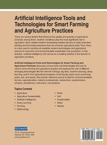 Produktbild: Artificial Intelligence Tools and Technologies for Smart Farming and Agriculture Practices