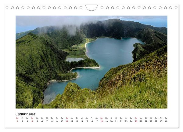 Produktbild: Sao Miguel - Die ganze Vielfalt der Azoren (Wandkalender 2026 DIN A4 quer), CALVENDO Monatskalender