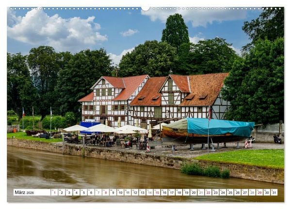 Produktbild: Unterwegs im Werratal (Wandkalender 2026 DIN A2 quer), CALVENDO Monatskalender