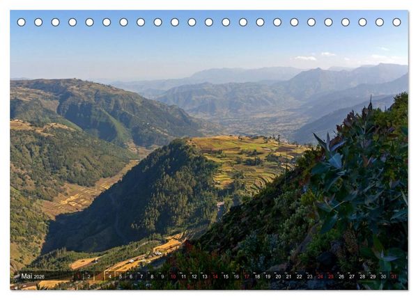 Produktbild: &Auml;thiopien, urspr&uuml;ngliches Afrika (Tischkalender 2026 DIN A5 quer), CALVENDO Monatskalender