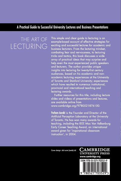 Produktbild: The Art of Lecturing