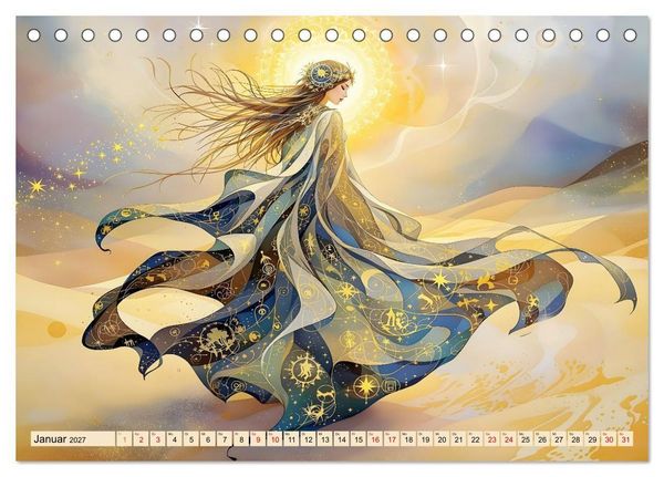 Produktbild: W&uuml;stenmagie (Tischkalender 2027 DIN A5 quer), CALVENDO Monatskalender