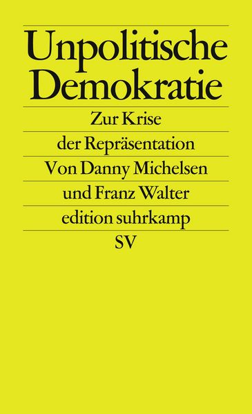 Produktbild: Unpolitische Demokratie