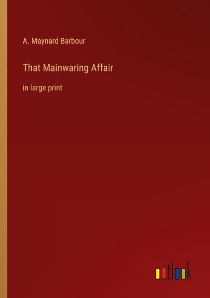 Produktbild: That Mainwaring Affair