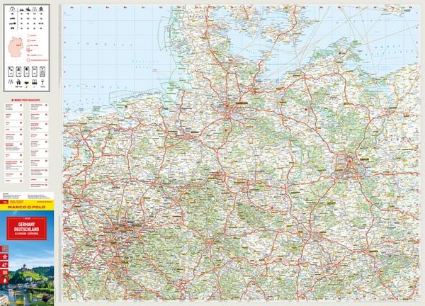 Produktbild: MARCO POLO Reisekarte Deutschland 1:800.000